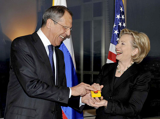 Russia Reset Button