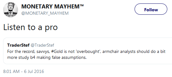 Testimonial from Monetary Mayhem - Listen to a Pro July 2016