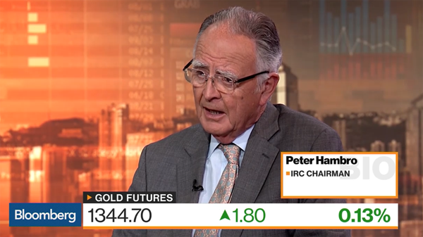 Peter Hambro's Gold Interview on Bloomberg June 17, 1158pm 2019