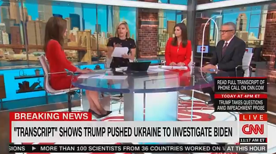 CNN Impeachment Ellipses Debate Screenshot
