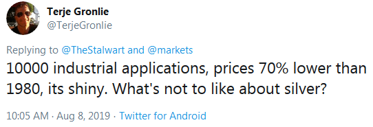 Terje Gronlie on Twitter 10000 Industrial Applications for Silver