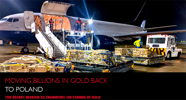 GS4i Secret Gold Shipment to Poland