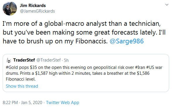 Jim Rickards Technical Analysis Kudos to TraderStef January 5, 2020