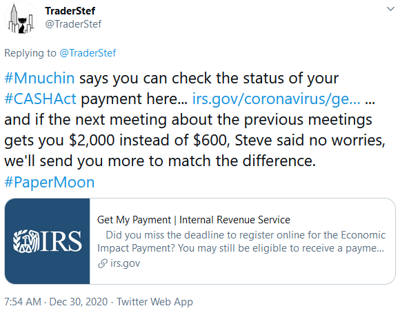 IRS CASH Act Acceess - Get My Payment