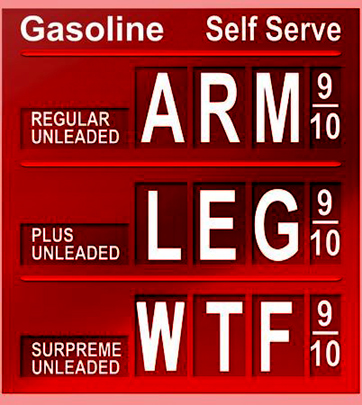 Gas Prices Arm Leg WTF