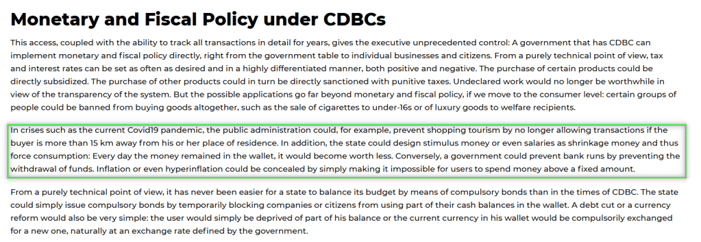 Central Bank Digital Currency CBDC Endgame