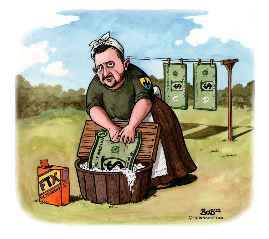 Ukraine Zelensky a Money Laundering Operation via FTX