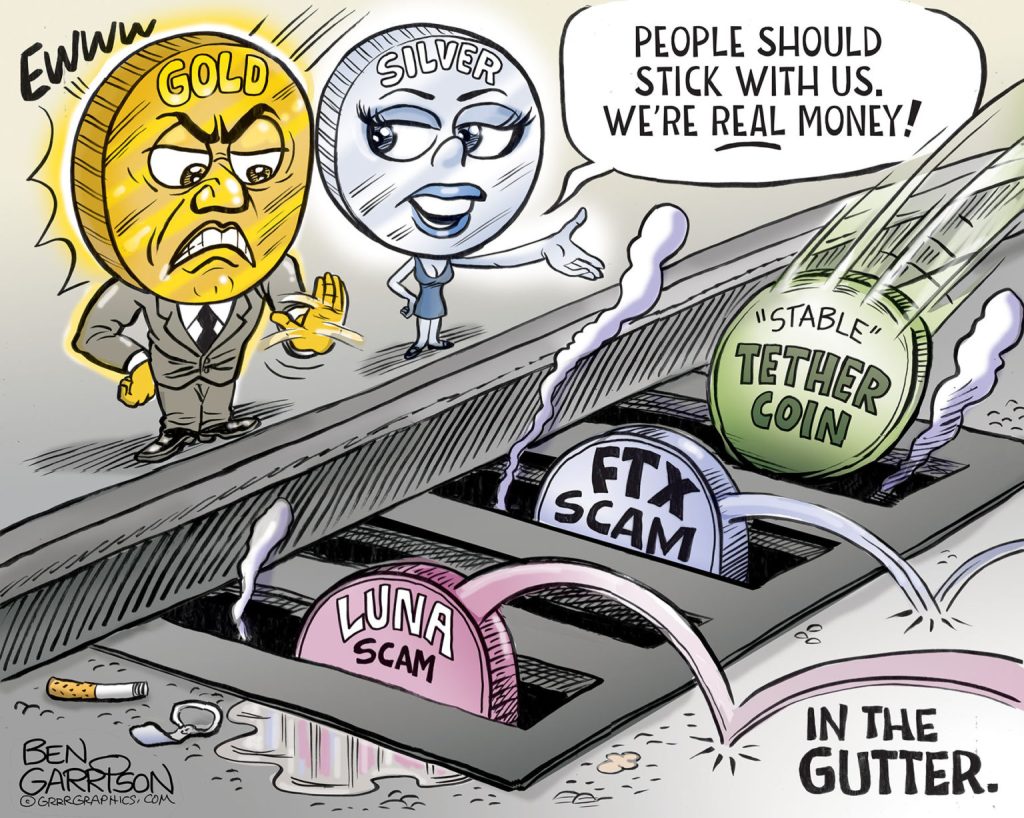 Crypto Scam vs. Gold and Silver Coin is Real Money