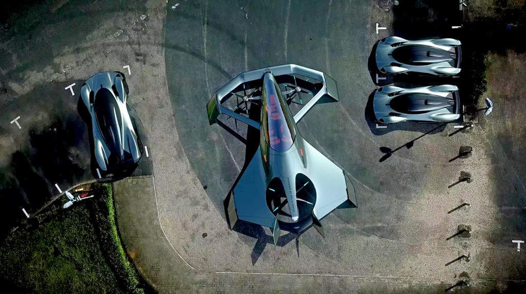Aston Martin Volante Vision Concept eVTOL Flying Vehicle