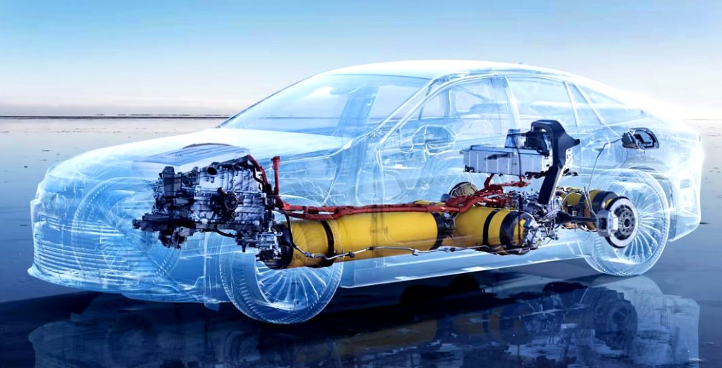 Mirai Hydrogen Electric Hybrid Engine