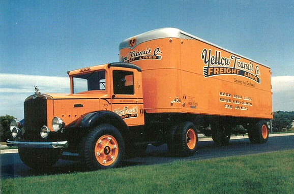 Yellow Transit Freight Lines 1930s Truck