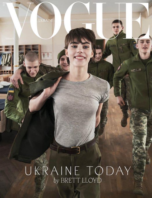 Vogue Cover Romanticizes Ukraine War