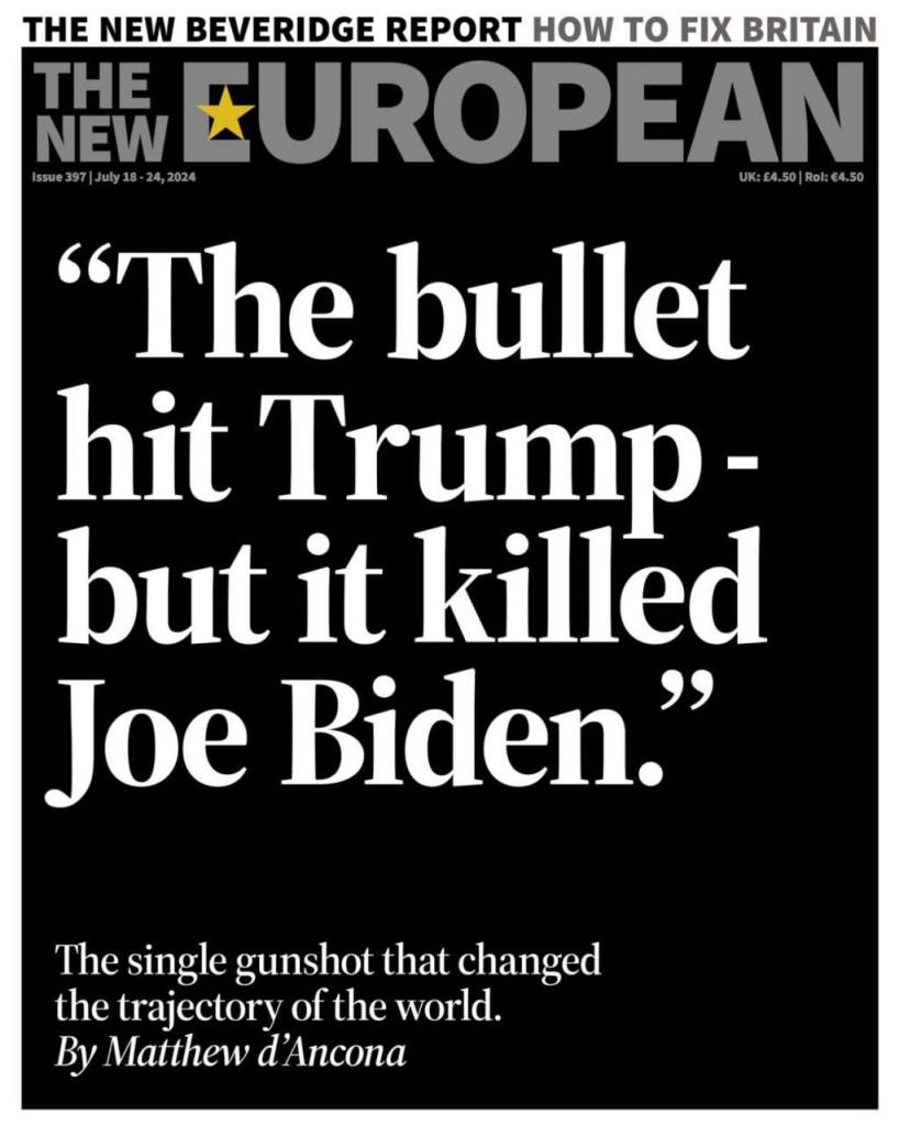 The Bullet hit Trump but it killed Joe Biden – The New European