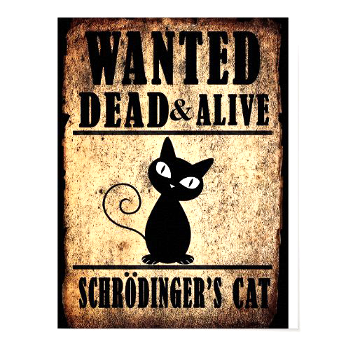 Schrodinger's Cat Wanted Dead And Alive