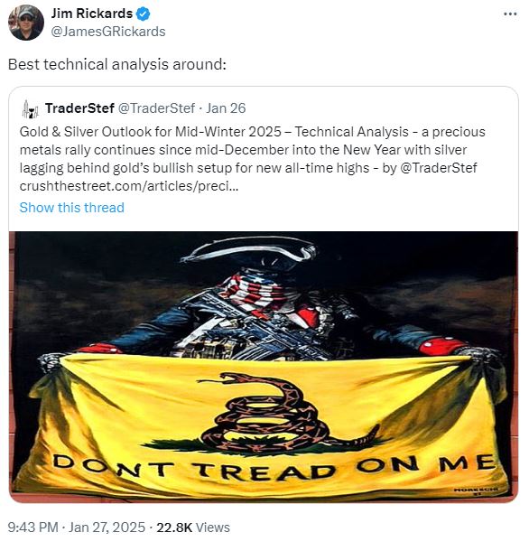 Jim Rickards - TraderStef Best Technical Analysis Around